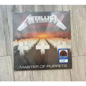 Metallica Master of Puppets Vinyl LP Walmart Exclusive Battery Brick Red SEALED